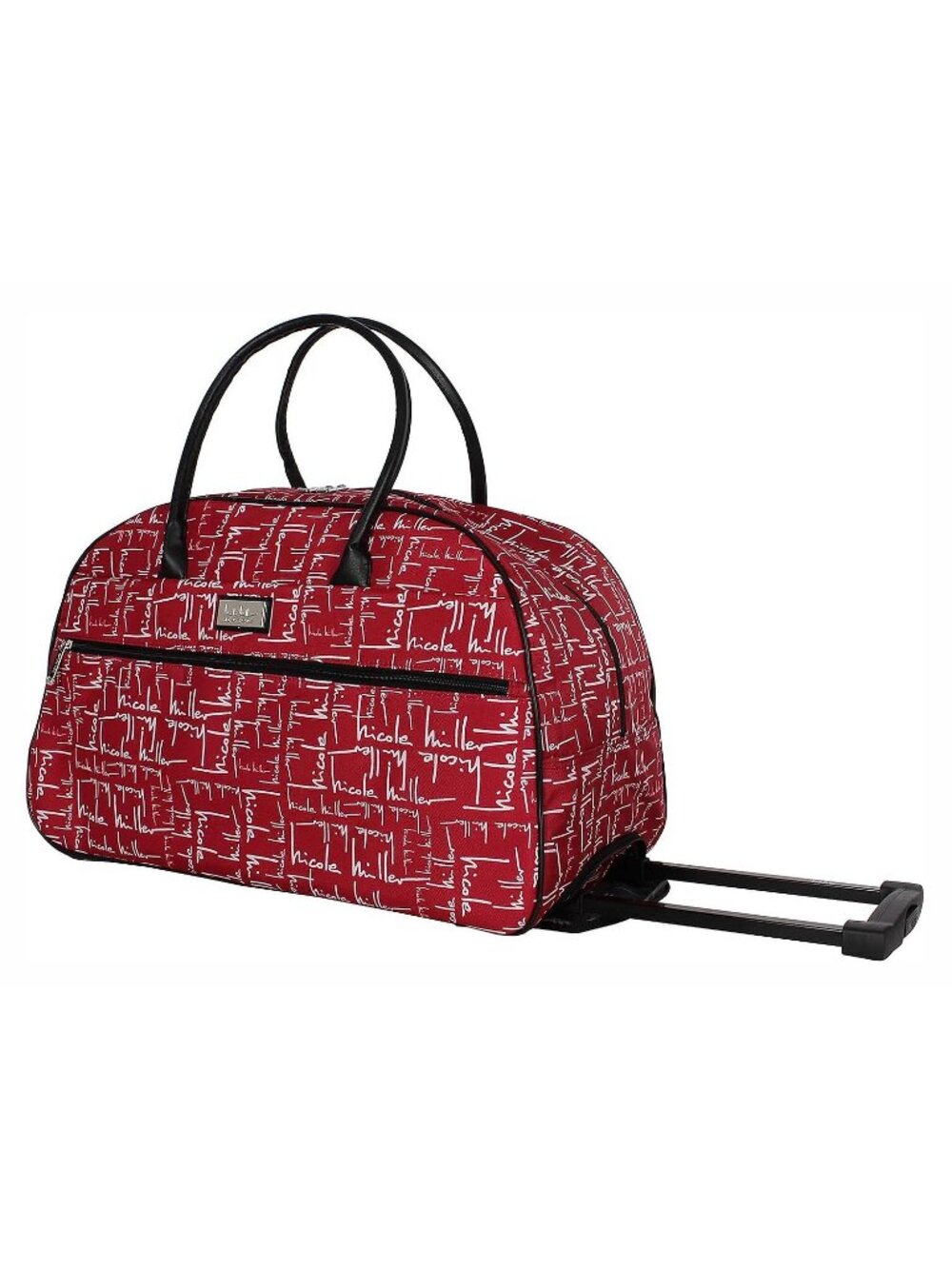 NWT Nicole Miller Designer Lightweight Pattern 22" Duffel Bag Weekend Overnight